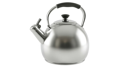 Stainless steel stovetop kettle with whistle for boiling water at home