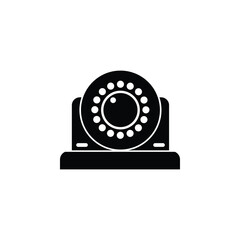 Webcam icon, symbolizing online communication, video conferencing, and digital connectivity.