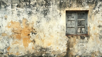 Aged Walls of Abandoned Building in Documentary Photography, Focus on Historic Architecture