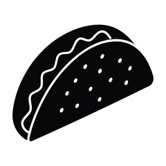 taco, with, visible, fillings,