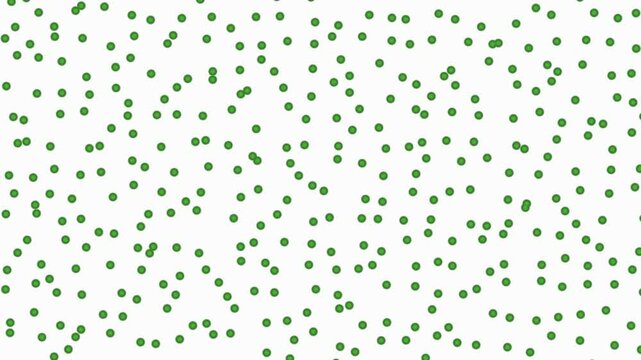 Part&iacute;culas y c&eacute;lulas en movimiento - Virus verde - Textura de c&iacute;rculos - V&iacute;deo libre de derechos 4K