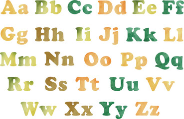 Vector Alphabet bundle.  Watercolor ABC, ABC Flashcards, Learning Flashcards, Printable Flashcards, Kids Flashcards, Educational Flashcards