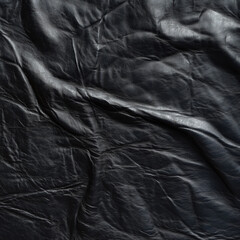 Obraz premium one black flat sheet of natural leather hide 
