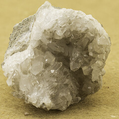 Explore the beauty of this captivating white crystal cluster, featuring a radiant rough texture. Perfect for collectors, educational models, or as an enchanting decorative element