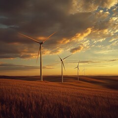 Zaragoza windmills generate electricity.