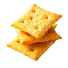 Fototapeta premium Cheez-It crackers captured from a low-angle view