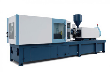 Injection molding machine for the production of plastic products by injection molding isolated