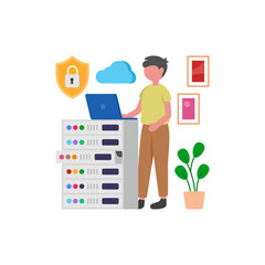 Protected Data Hosting System