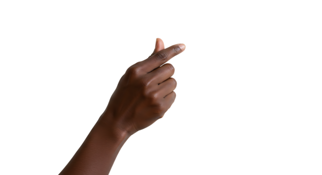 Hand Making Mini Heart Gesture for Love and Affection Expression