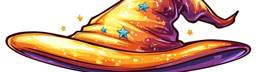 Wizard Hat with Magic, and Fantasy.