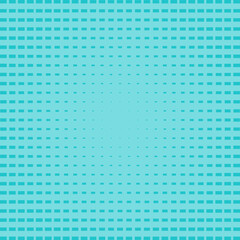 Radial Gradient Rectangles Blue Halftone Pattern