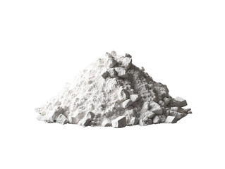 Fototapeta premium White Chalk Powder – Fine Texture, Soft Lighting (Transparent Background)