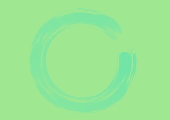 arrière-plan abstrait d'un cercle vert sur fond vert claire 