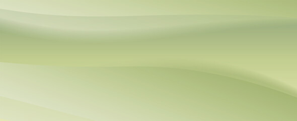Abstract Green Background Template Vector, Green Background with Beautiful Wave and Gradient Design