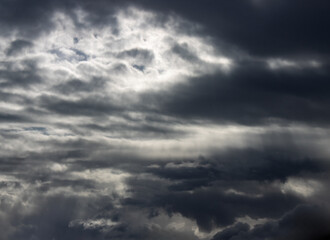 storm clouds in the sky