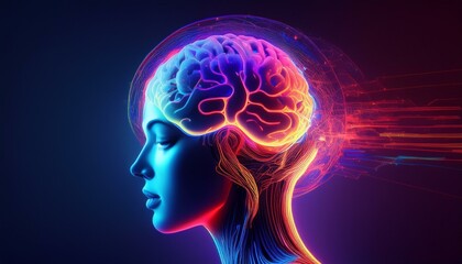 Obraz premium human brain anatomy