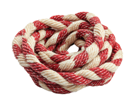 Rope knot crafting techniques workshop diy isolated on transparent background, png