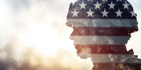American soldier tribute - military honor, national service, patriotic dedication, USA recognition, defense appreciation, armed commitment, uniformed bravery, national pride, duty celebration.