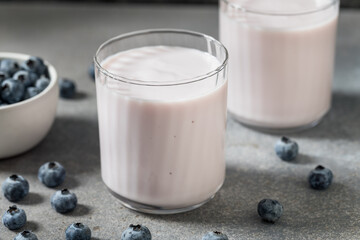 Organic Healthy Blueberry Kefir Smoothie