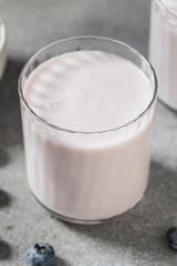 Organic Healthy Blueberry Kefir Smoothie