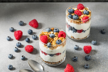 Homemade Healthy Breakfast Yogurt Parfait