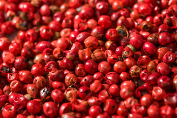 Organic Spicy Red Pink Peppercorns