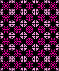 Intricate Geometric Tile Design for Fabric and Print