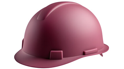 Fototapeta premium Pink Safety Helmet for Construction and Industrial Use Protective Gear for Workers in Hazardo