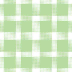 Elegant Metallic White & Muted Basil Smash Seamless Tartan Fabric Design