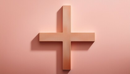 Obraz premium golden cross symbol