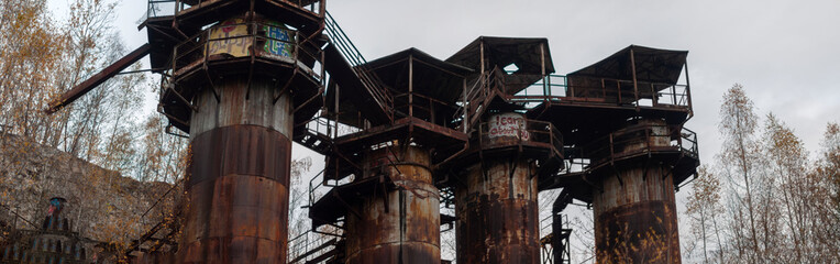 An abandoned historic quarry in Kraków that served as a famous film set