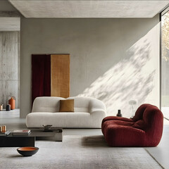 Personalized furniture in a trendy surrounding