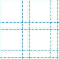 Plaid pattern seamless. Dusty Bayern Blue & Dusky White Tartan Fabric Design.
