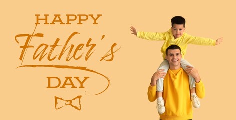 Greeting banner for Father's Day