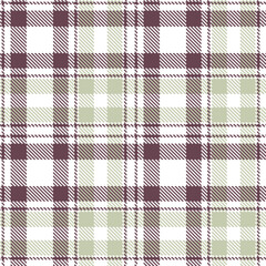 Vibrant White Tartan patterns fabric texture. Elegant Smoky Chocolate Praline Seamless Tartan