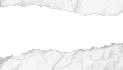 Torn Paper Effect isolated on transparent background. perfect for graphic design projects, advertising, scrapbooking, digital collages, and creative presentations. Ideal for use as an overlay or frame