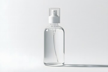 bottle of perfume isolated on white