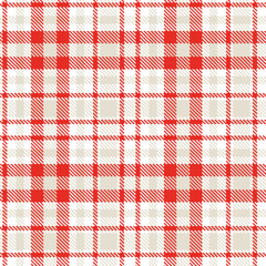 Plaid pattern seamless. Cool White & Highland Satan Tartan Fabric Design.