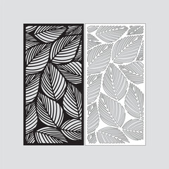 leaf Metal Cutting Design  Artistic Plasma & Laser Cut Pattern
