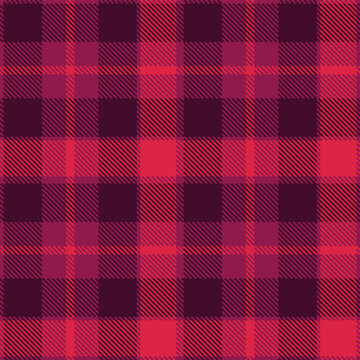 Vintage Mulberry Tartan patterns fabric texture. Elegant Highland Blackberry Seamless Tartan