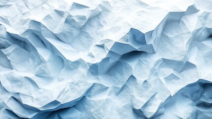 Obraz premium Abstract Textured Background of Crumpled White Paper