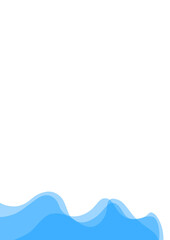 blue wave background