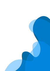 abstract blue background with waves