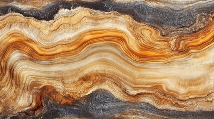 Obraz premium Weathered wooden board with natural grain patterns and horizontal streaks, aged wood texture generative ai