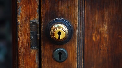 Obraz premium old wooden door