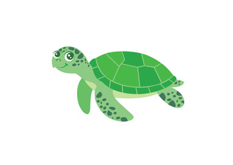 Sea Turtle Vector art illustration