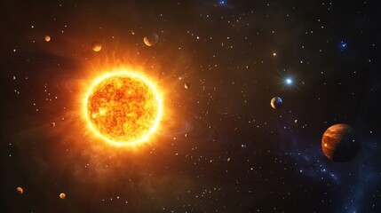 Planets Salsa Dancing in Space. The planets dance around the Sun with a fiery salsa rhythm! 