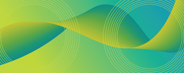 vector Light green modern corporate concept abstract background with light yellow color pattern editable wavy. EPS10
