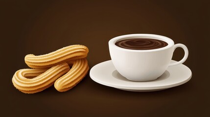 Delicious Churros and Hot Chocolate A Perfect Pair for Sweet Cravings