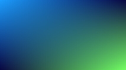 Abstract Smooth Gradient with Deep Blue and Green Color Blend